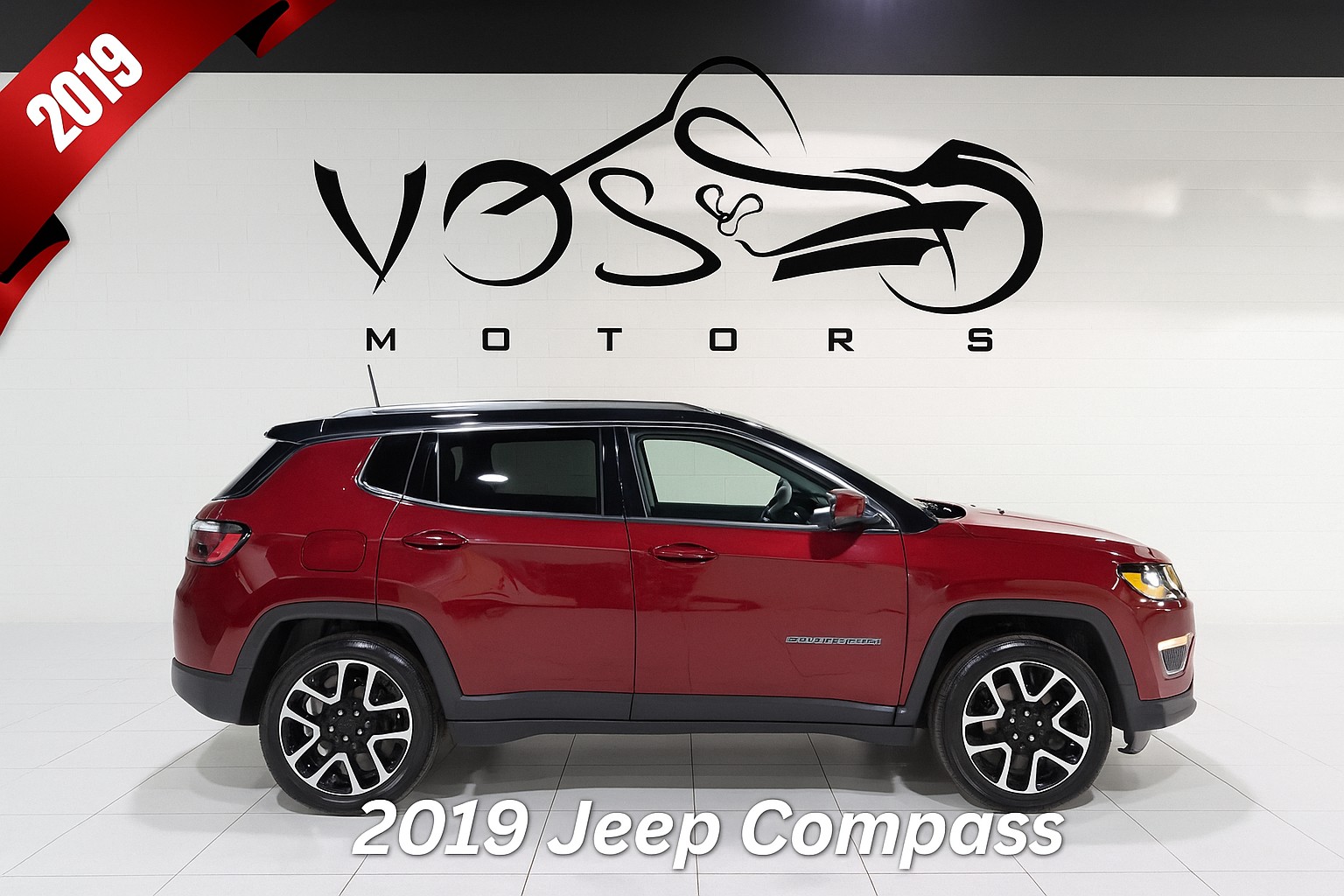 Red 2019 Jeep Compass SUV / Crossover Four-Wheel Drive Automatic