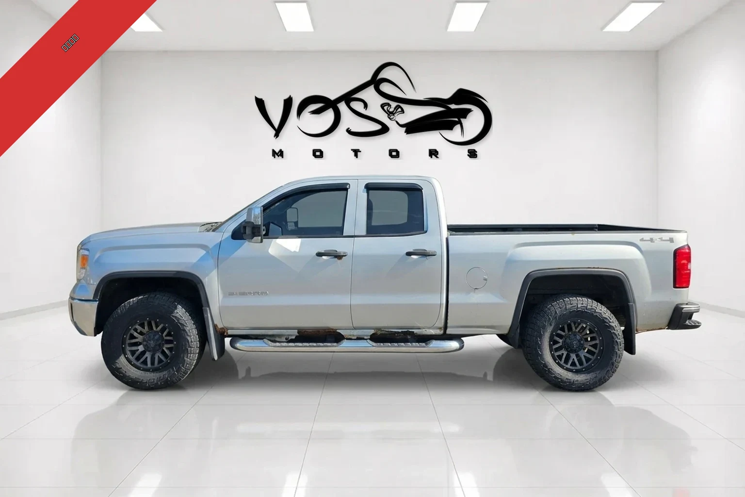 Silver 2014 GMC Sierra 1500 Pickup Truck Four-Wheel Drive Automatic